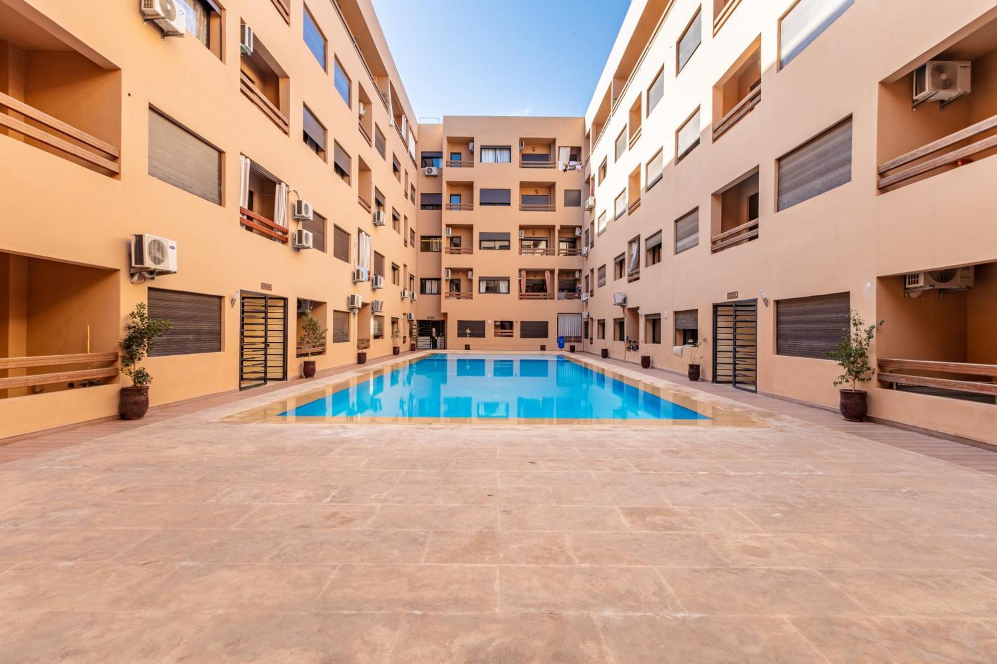 Jolie & Luxueux Appart A Gueliz - 100% Equipe Marrakesch Exterior foto